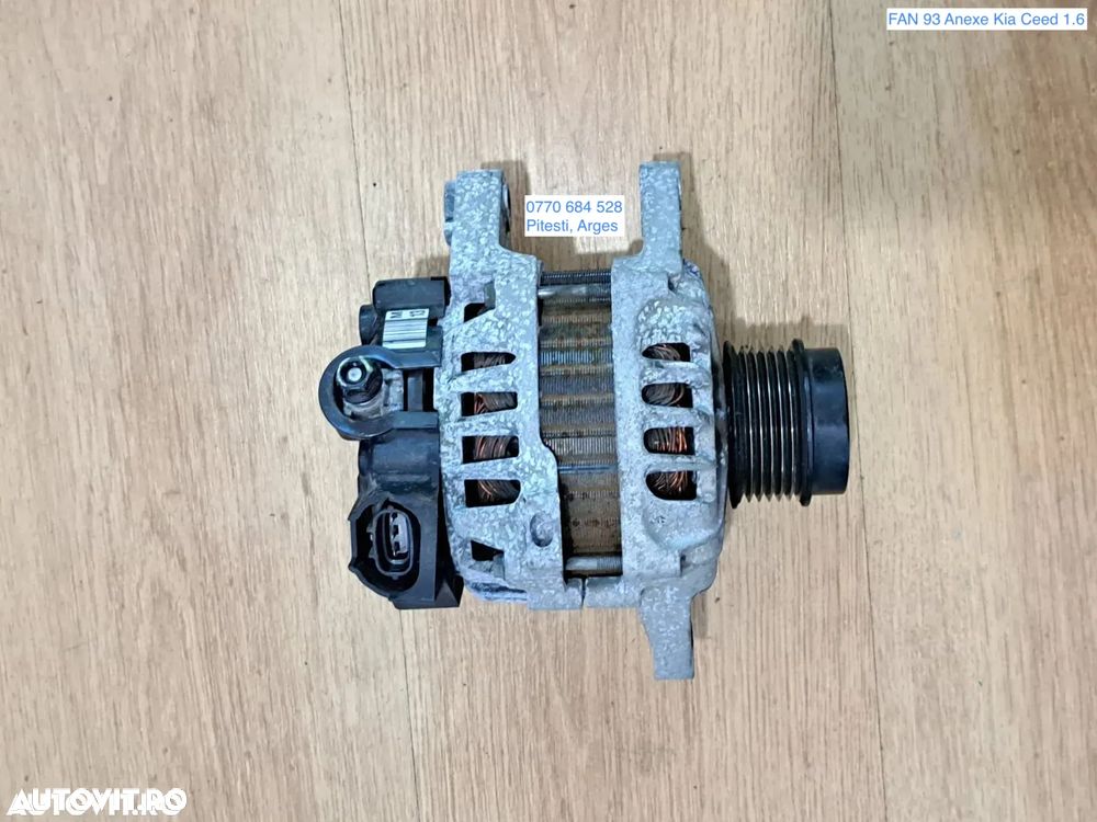 Alternator generator dinam Valeo Original Kia Ceed Pro Ceed Venga Hyunadi i20 i30 ix20 - 1