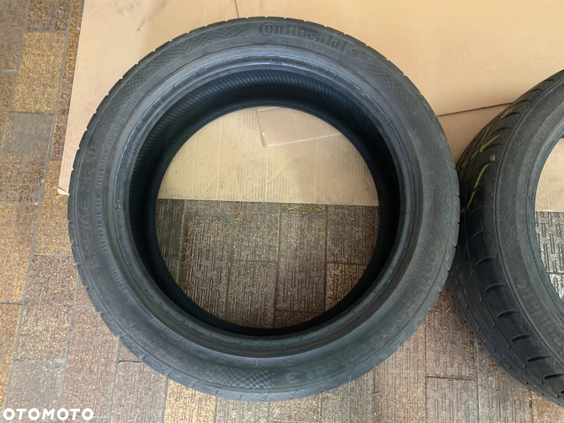 OPONA LETNIA CONTINENTAL CONTISPORTCONTACT 3 225/45R18 95W 1 SZTUKA - 1