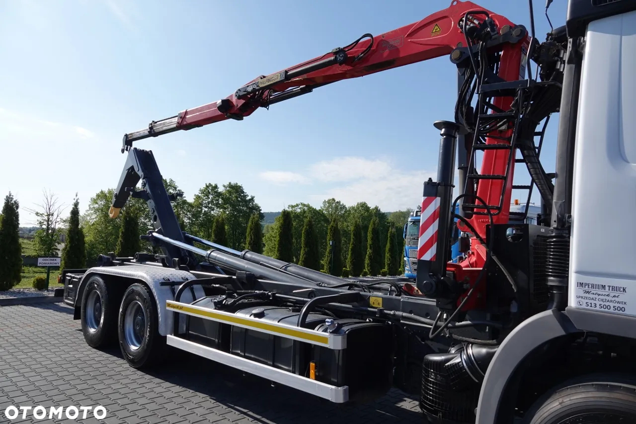 Mercedes-Benz ACTROS 2644 / 6x4 / HAKOWIEC + HDS PALFINGER EPSILON M120Z82 /  SIODEŁKO / MAX UDŹWIG 3 540 KG / EPS + SPRZĘGŁO / SPROWADZONY - 13