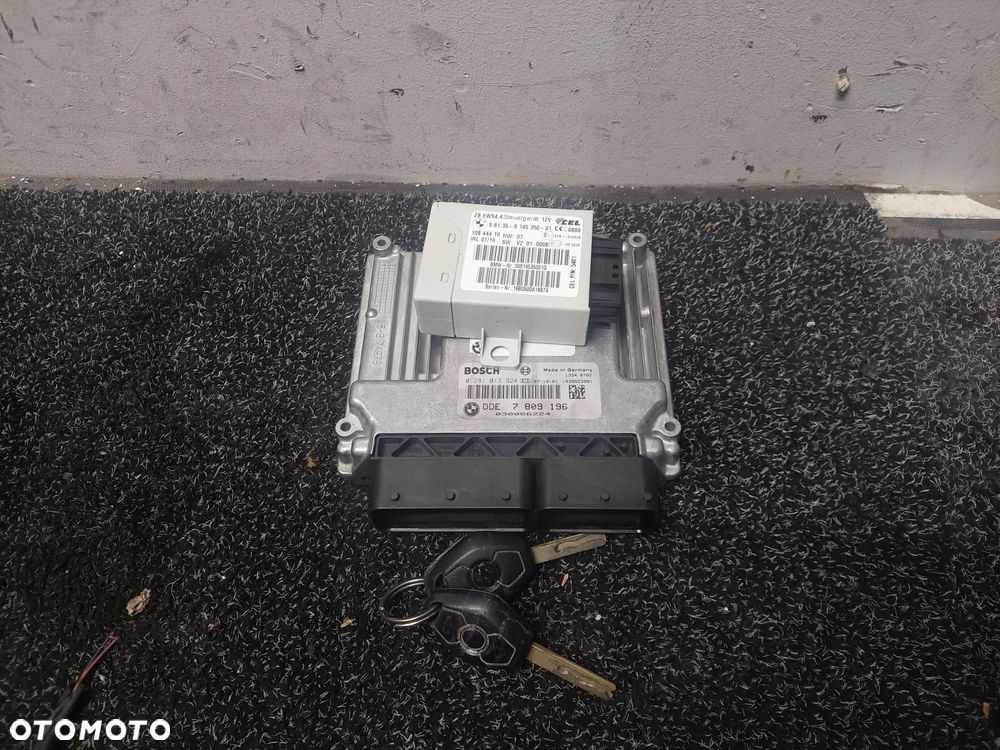 BMW X3 E83 LIFT KOMPUTER CAS KLICZ n47d20a 177KM 7809196 RAF-AUTO CZĘŚCI BMW - 1