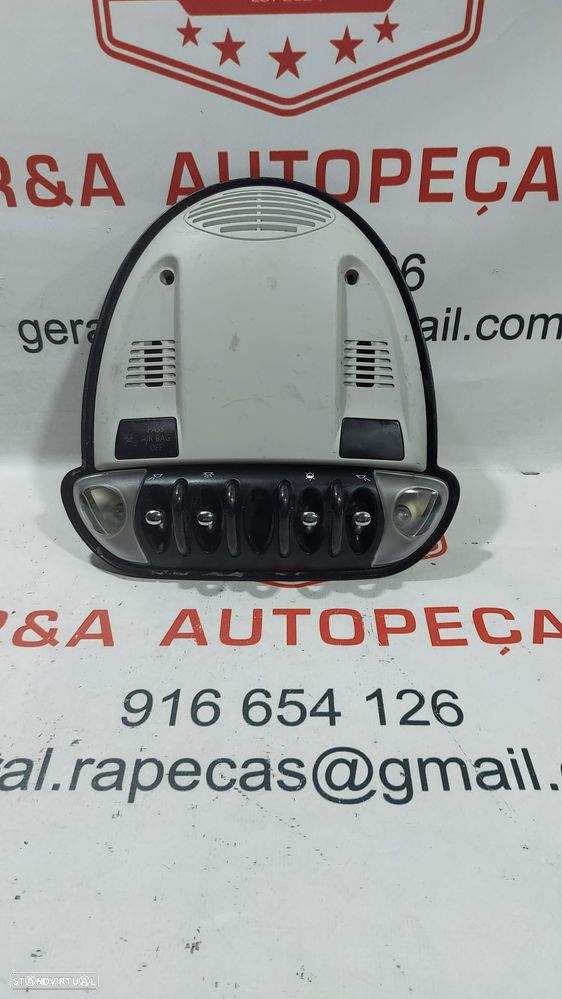 Plafonier Luz Luzes Interior Teto Tejadilho Frente Frontal Central Mini R55 R56 Original - 1