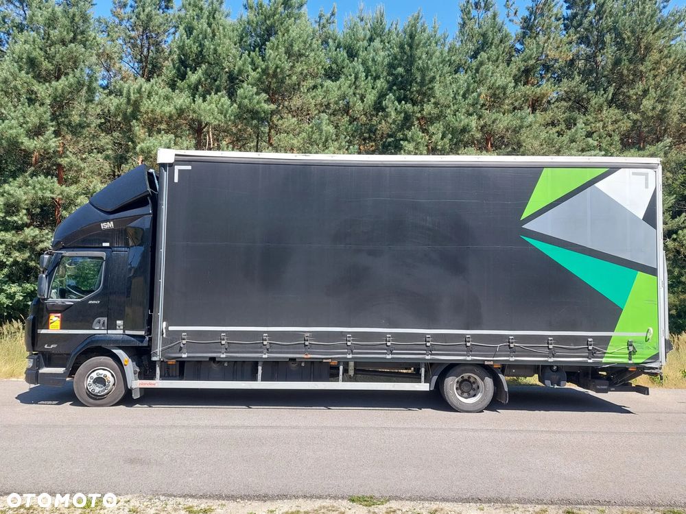 DAF LF 260, WINDA , SALON PL ,Firanka obustronna + klamry, Bezwypadkowy 12T - 3