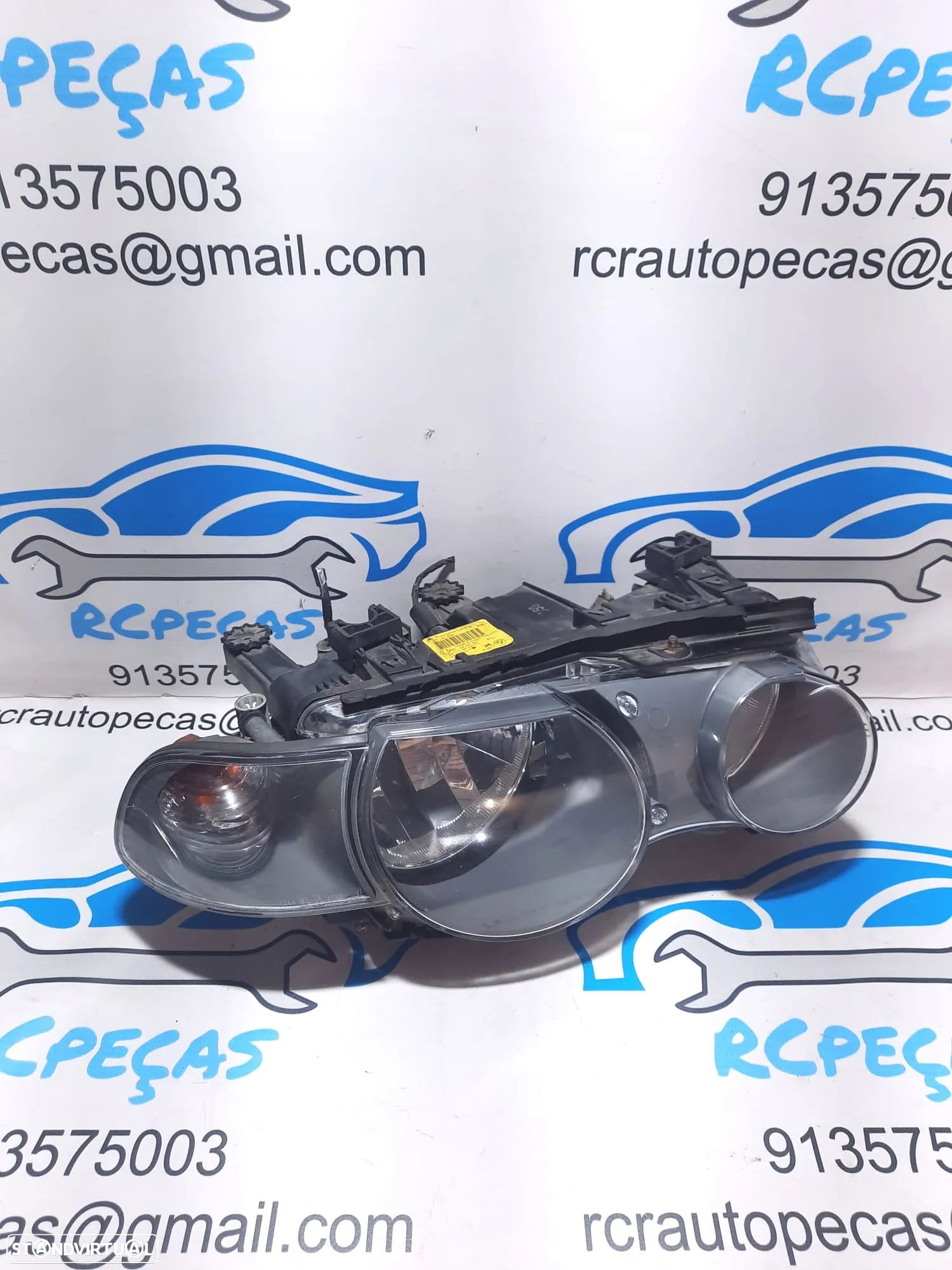 OTICA OTICAS DIREITA ORIGINAL BMW SERIE 3 E46 COMPACT 63126901970 OPTICA OPTICAS FAROL FAROIS - 1