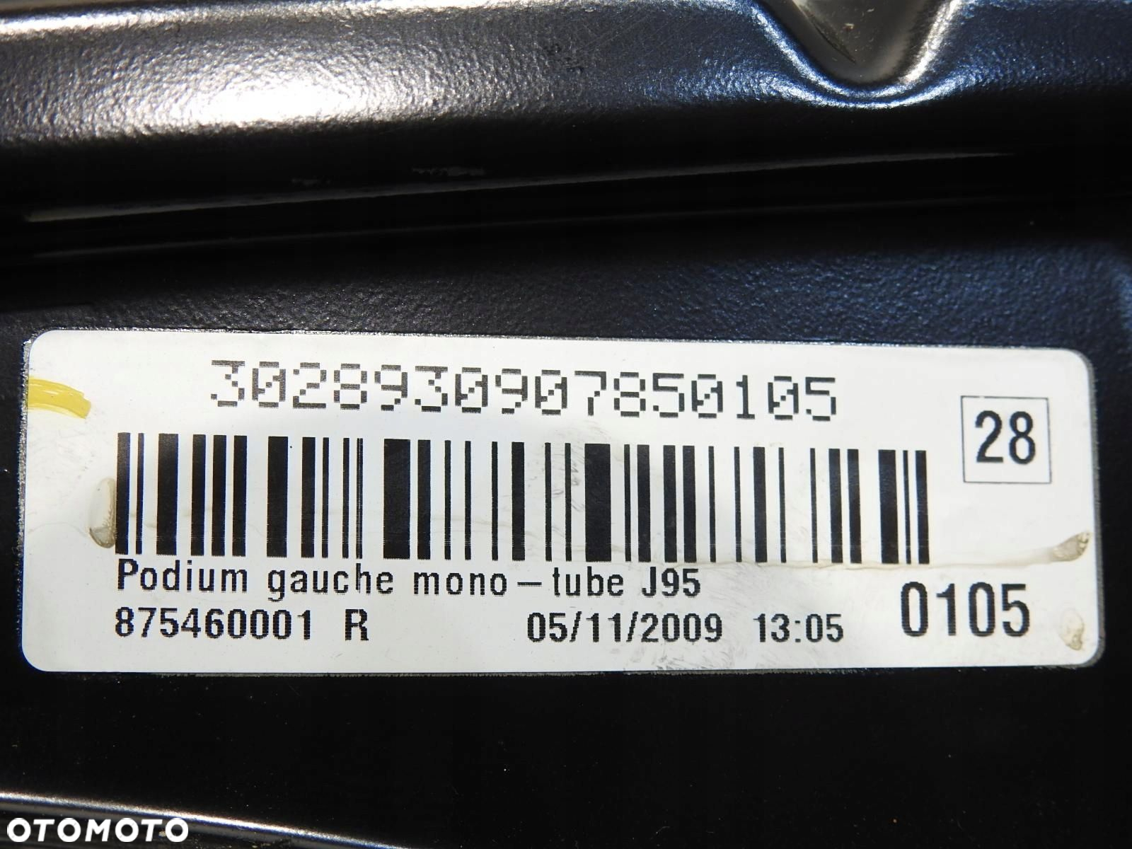 STELAŻ FOTELA LEWY PRZÓD RENAULT SCENIC III 875460001R - 5