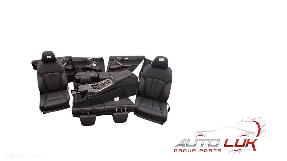 WNĘTRZE TAPICERKA KOMPLET BMW X7 G07 VASW Leather Merino black - 2
