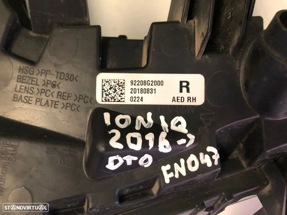 HYUNDAI IOANIQ FAROL NEVOEIRO LED DIREITO - FN047 - 4