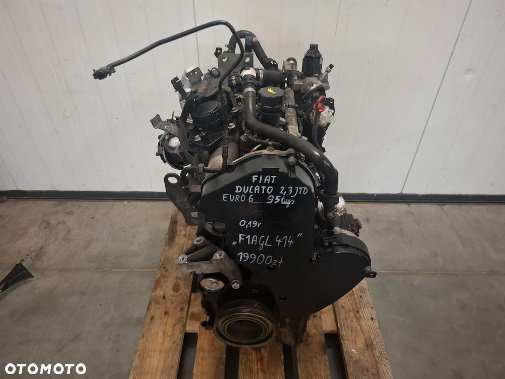 Silnik kompletny Fiat Ducato 2,3 JTD 2019 rok euro 6 po przebiegu 95 tys nr F1AGL414 - 1
