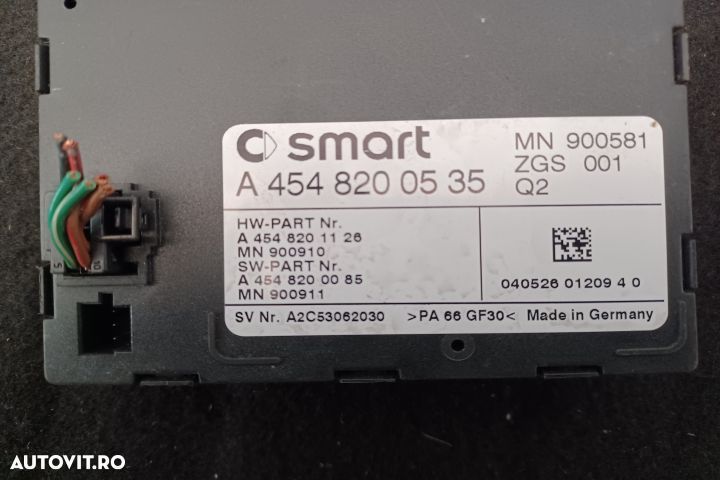 Unitatea de control Imobilizator A4548200535 A4548200535 Smart Forfou - 4