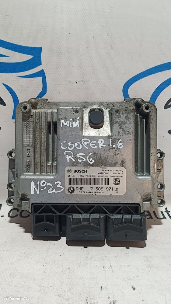 .CENTRALINA ECU MOTOR MINI COOPER R56 1.6i 16V 120CV N12B16AA N12B16A R55 R57 CLUBMAN 0261S04563 DME758997101 DME7589971 7589971 170035504 - 2