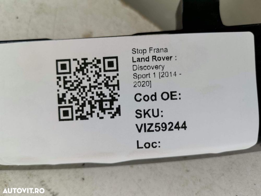 Stop Frana Land Rover  Discovery Sport 1 2014 2015 2016 2017 2018 2019 - 8