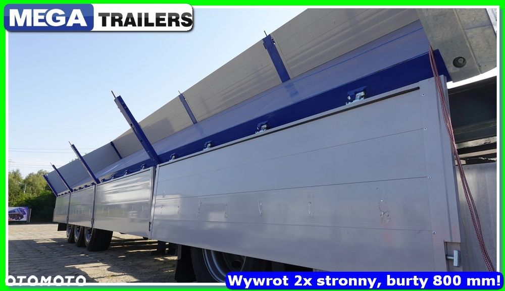 Inny Platforma / Wywrotka 2 strona, 12,60 m, burta 800 mm! - 5