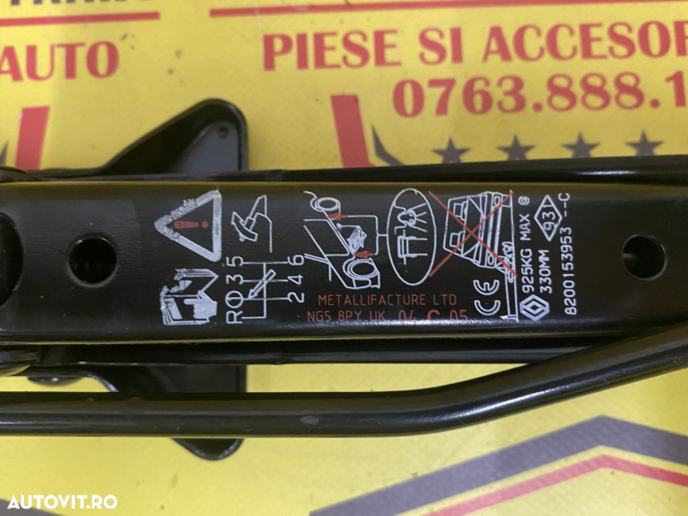 Cric auto punct sprijin original Renault Megane 2  Scenic ll - 2