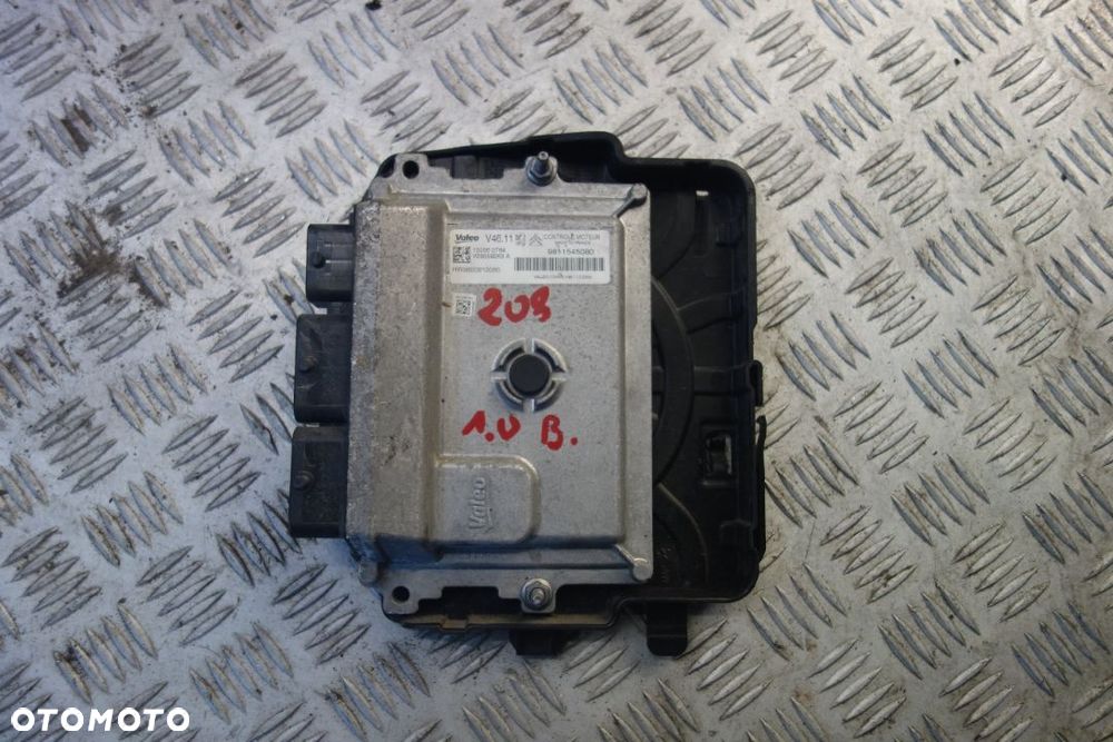 KOMPUTER STEROWNIK SILNIKA PEUGEOT 208 1.0 BENZYNA 9811545080 - 3