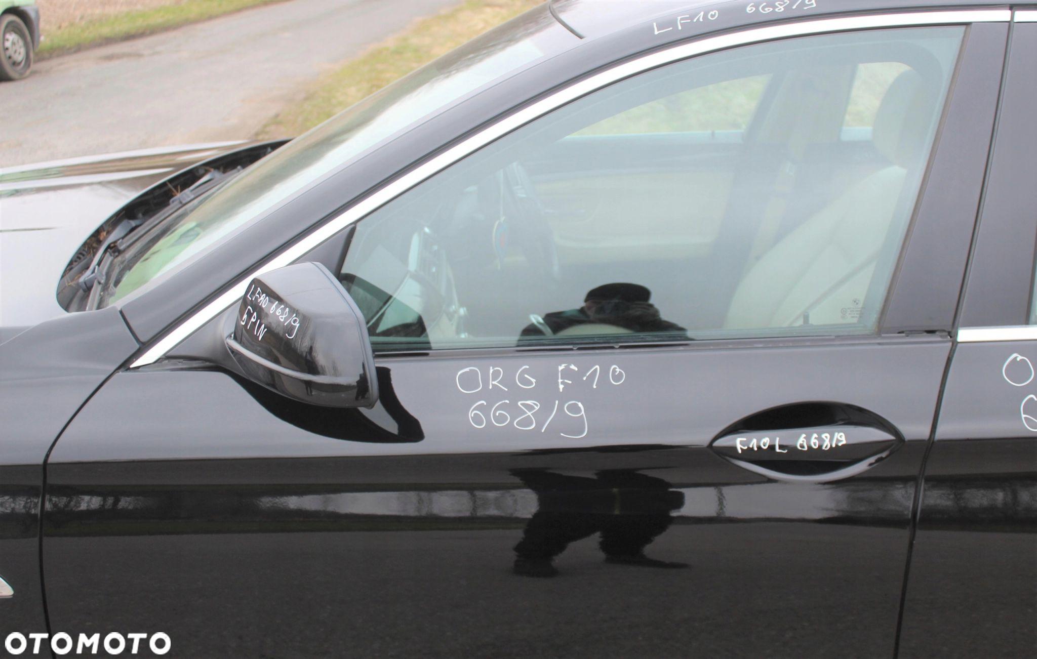 DRZWI PRZÓD LEWE BMW F10 F11 668 SCHWARZ II - 2