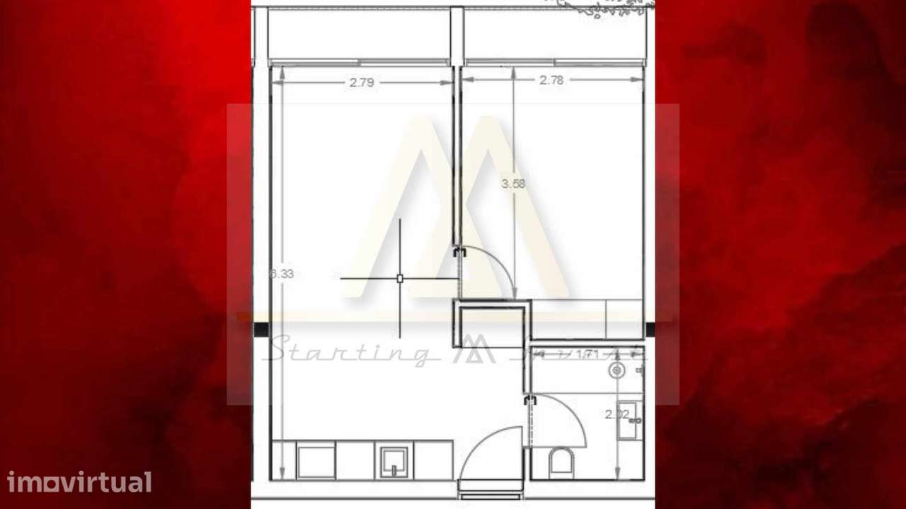 Apartamento T1 Novo, Póvoa de Varzim - Grande imagem: 2/2