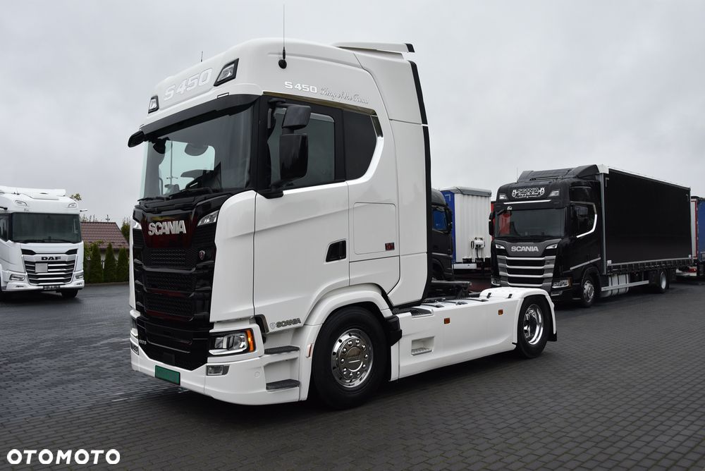 Scania S 450 MAXX OPCJA ! / CAŁA NA PODUSZKACH / SKÓRY / ALU-FELGI / VIRTUALNE ZEGARY / KLIMA POSTOJOWA / XII 2021 / FULL LED / STANDARD / RETARDER / ! Jak nowa ! ! - 2