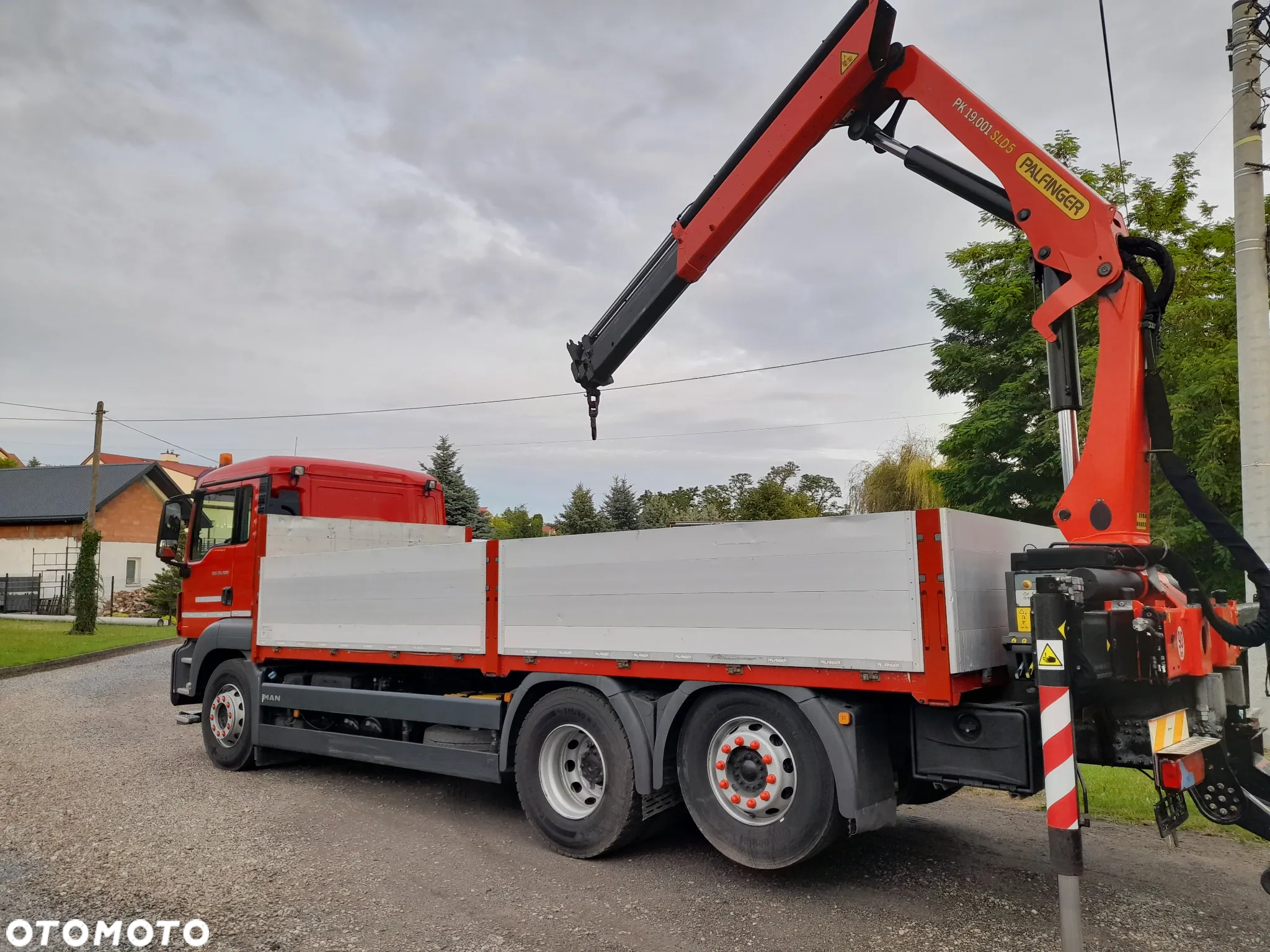 MAN 26-500  6x2 HDS dźwig żuraw PALFINGER składany w ''Z'' Manualna skrzynia biegów !!! OŚ SKRĘTNA PODNOSZONA - Niski przebieg-- - 3