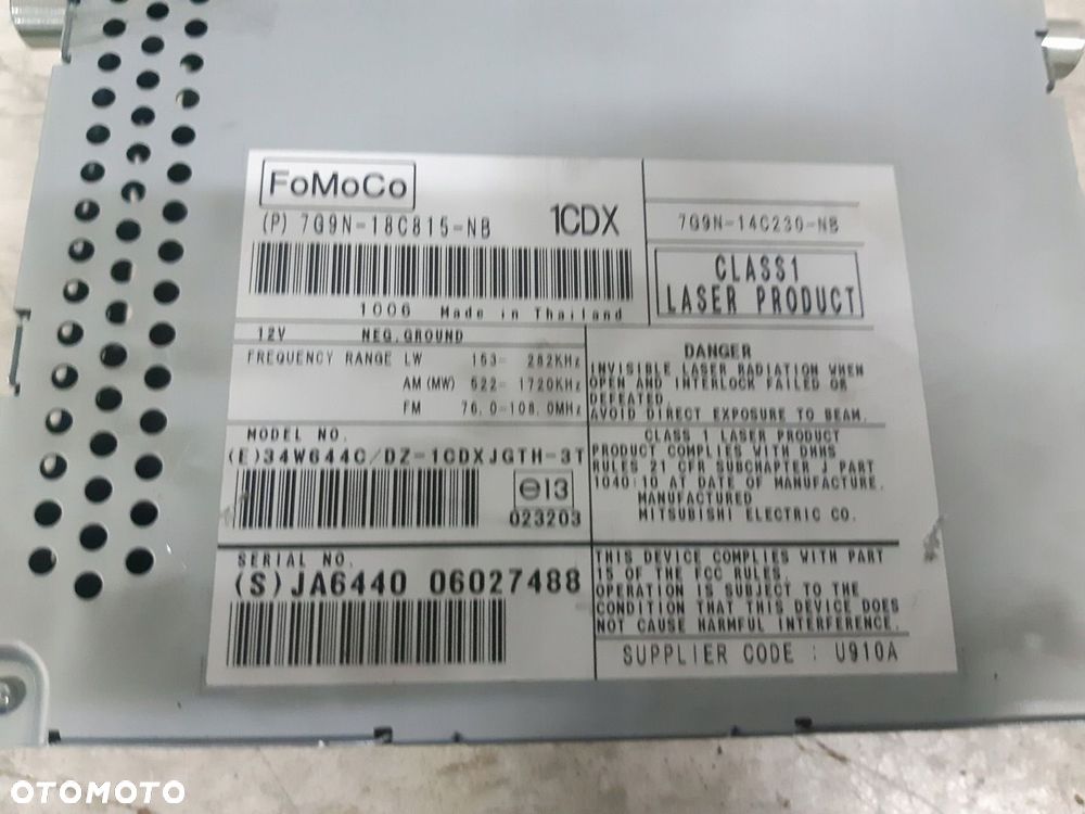 Nawigacja Radio Jaguar XF X250 7G9N-18C815-NB - 2
