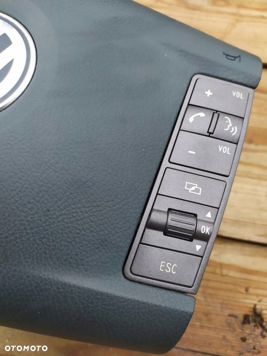 VOLKSWAGEN PHAETON PODUSZKA KIEROWNICY NIEBIESKA - 3