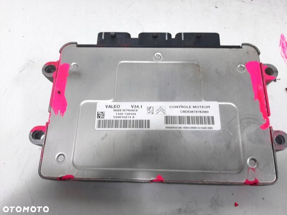 CITROEN C3 II 1.4 8V 10R STEROWNIK SILNIKA ZESTAW CMDE 9676782980 - 3