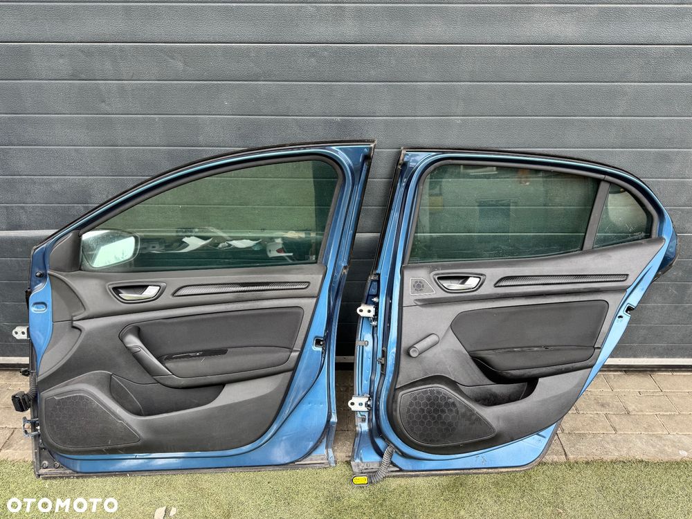 RENAULT MEGANE IV DRZWI PRAWE PRZÓD PRZEDNIE TYŁ TYLNE TERQE LUSTERKO KOMPLETNE - 4