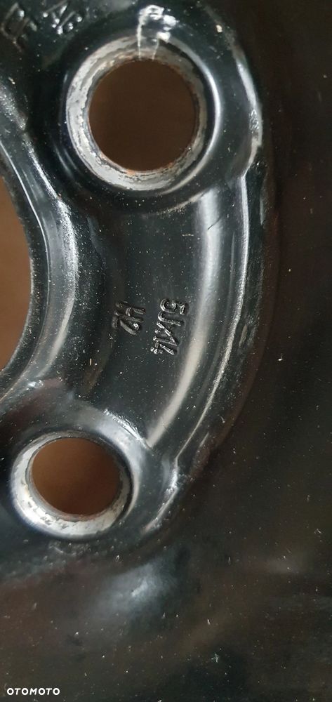 Felgi stalowe z oponami 5J ET35 175/70 R14 5X100 Skoda Roomster 6Q0601027R - 12