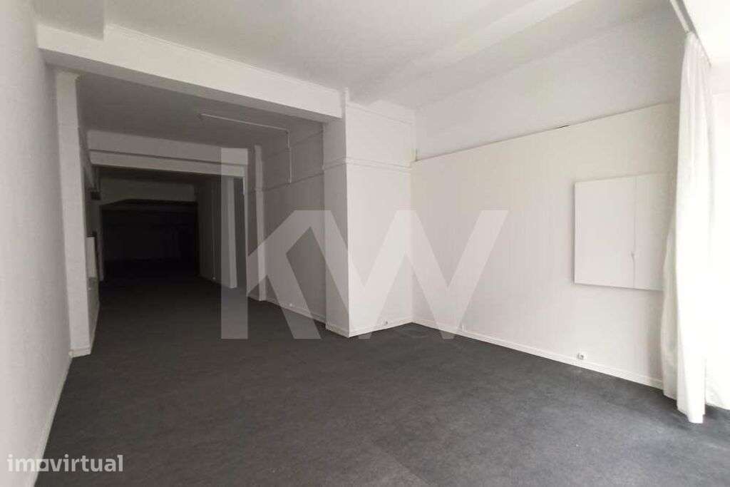 Loja com 236m2 num único piso e Garagem no Marques de Pombal com RENTA - Grande imagem: 4/16