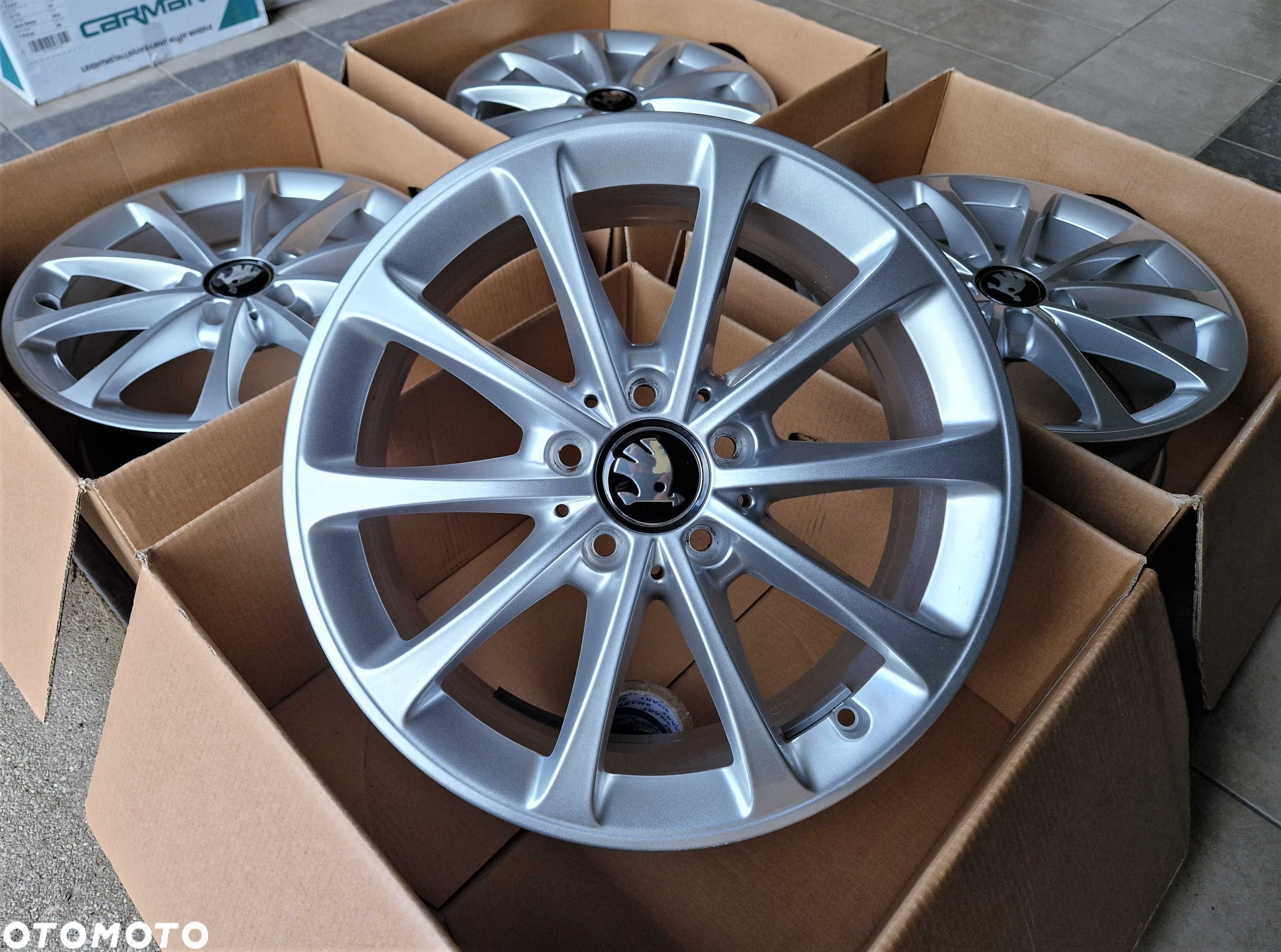 Alufelgi 17 5x112 Skoda Octavia Kodiaq Superb Yeti Karoq jak Nowe 616# - 2