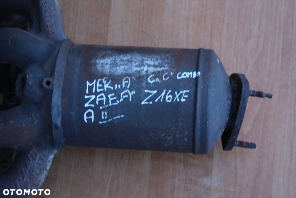 PUSTA PUSZKA KATALIZATORA KOLEKTOR WYDECHOWY OPEL MERIVA A CORSA C COMBO ZAFIRA A ASTRA G 1.6 Z16XE 101KM - 4