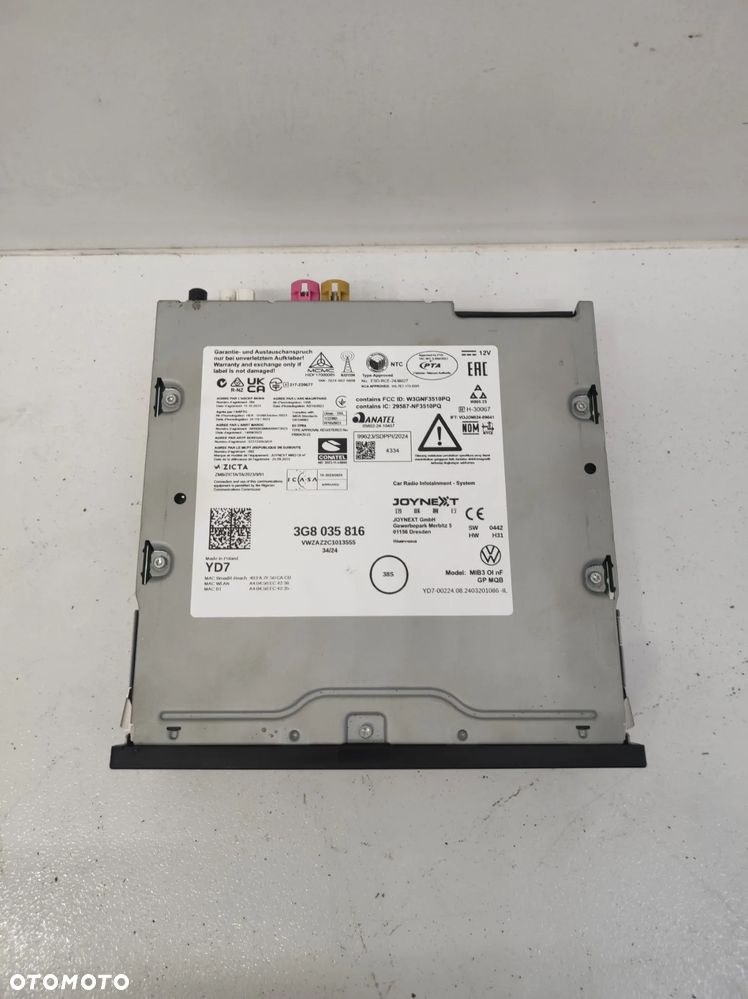 Radio nawigacja Volkswagen Polo VI 6 lift - 2