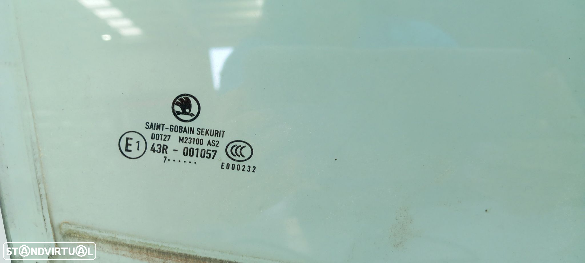 Vidro porta frente direita SKODA Fabia II Hatchback (542, 5J) - 2