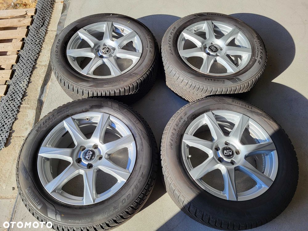 [k80] Koła zimowe 18 Cali 5x112 Pirelli 235/60/18 6mm 22r - 2