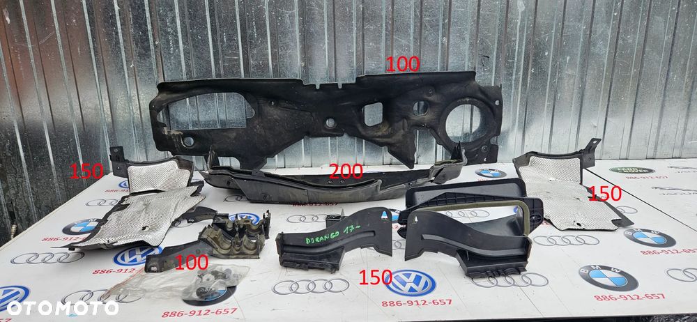 Dodge Durango III LIFT 2017-  Osłona podszybia Ścianka grodziowa Grodź Wygłuszenie ściany grodziowej - 2