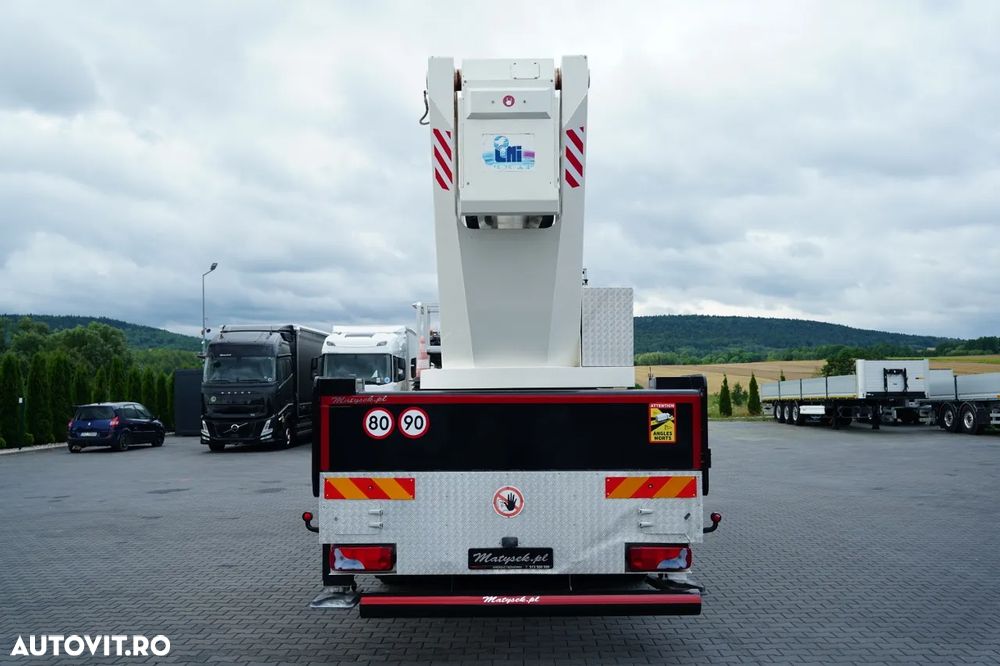 MAN TGS 26.400 / Platformă de lucru aeriană / 6x4 / PALFINGER WT 530 / ÎNĂLȚIME DE LUCRU 53 M / / CAPACITATE DE RIDICARE 600 KG - 5 PERSOANE / MANUALĂ - 20