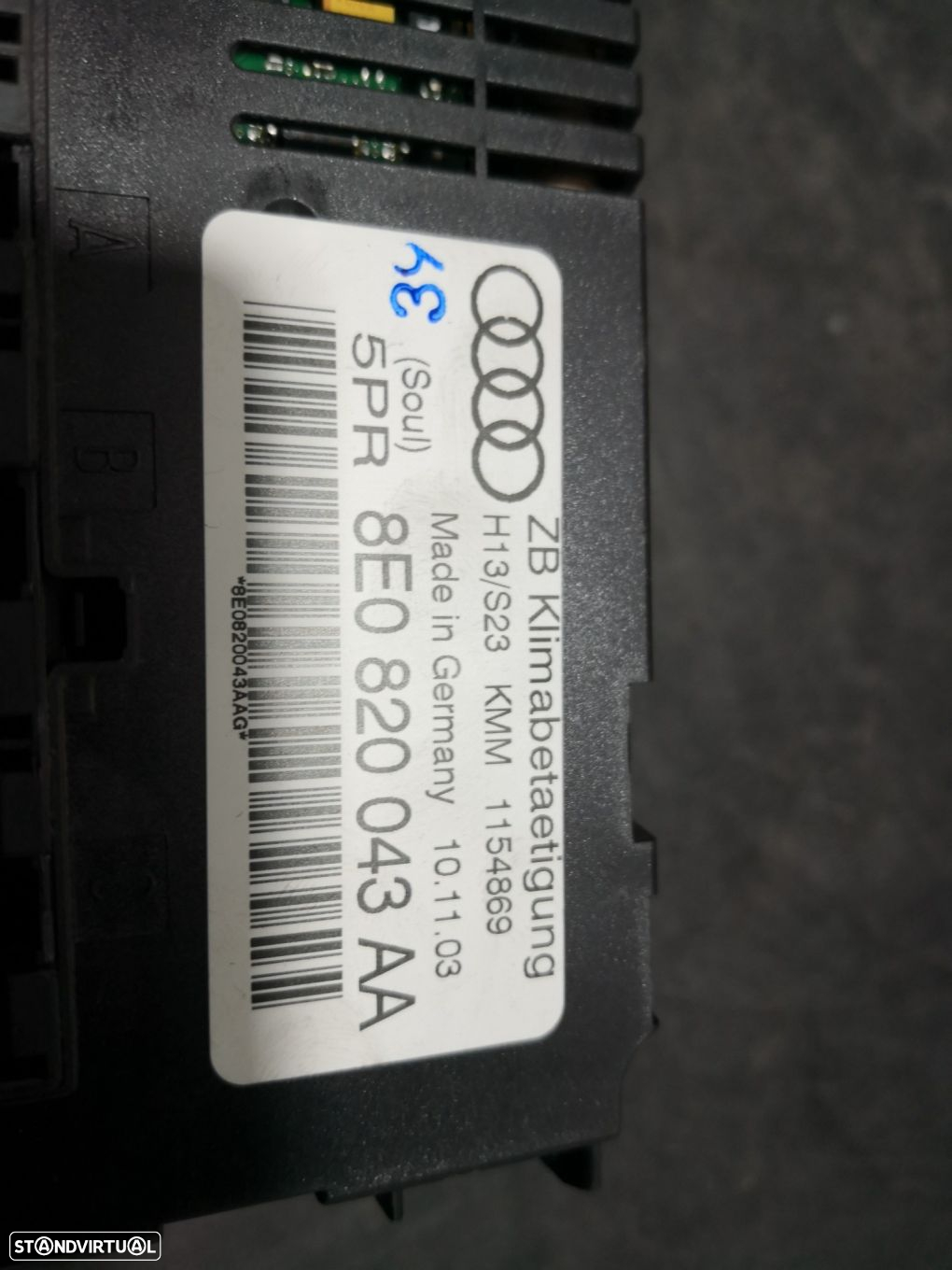 Climatronic Audi A4 (8E2, B6) - 2