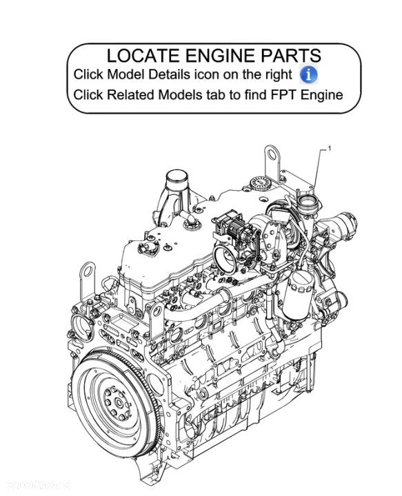 New Holland T6070 Silnik 5801673796 - 1