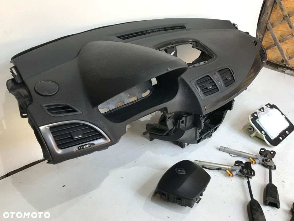 RENAULT MEGANE III 3 DESKA AIRBAG PODUSZKI PASY - 3