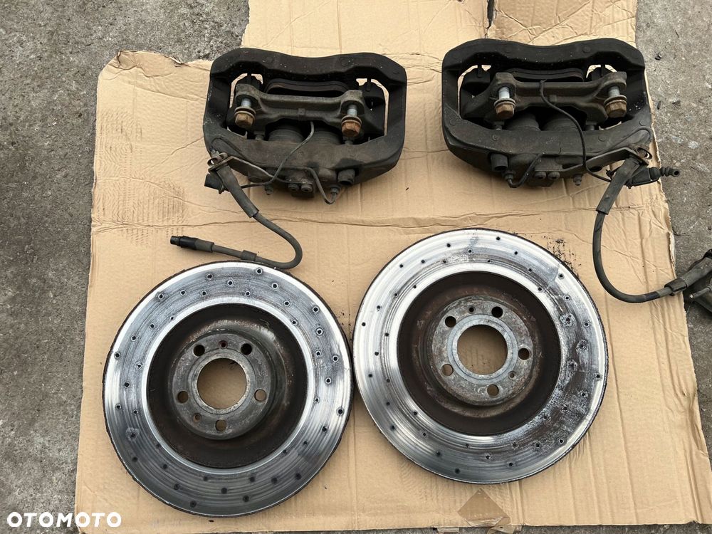 swap zaciski hamulcowe tarcze 360mm audi a6 c6 a8 d3 komplet - 1