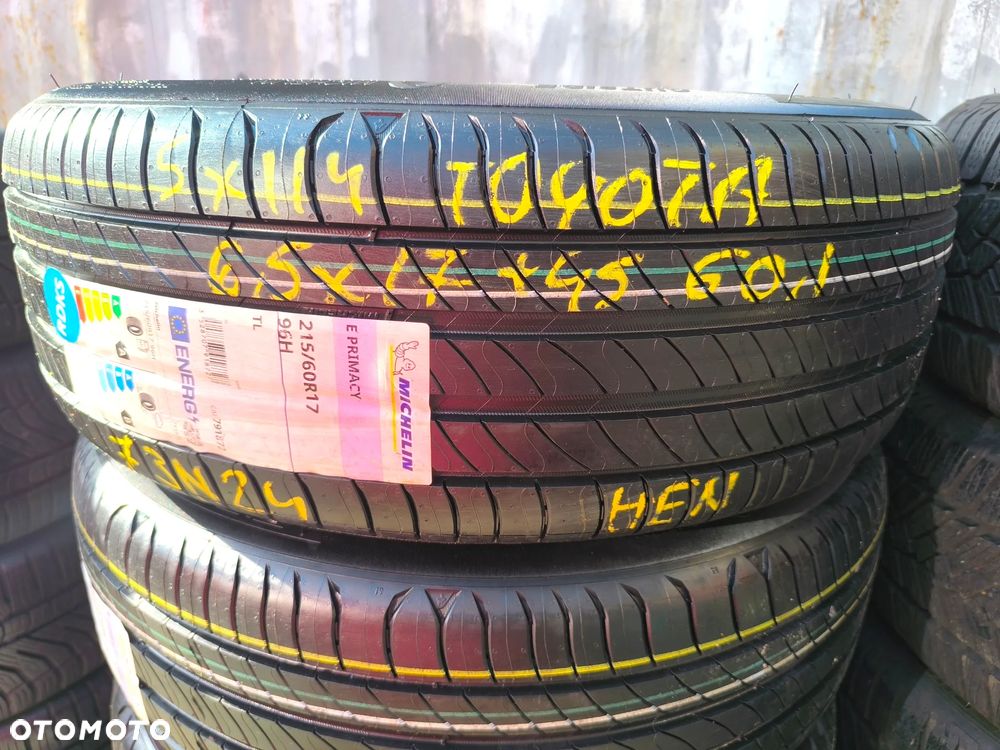 215/60R17 96H Nowe Opony Letnie Lato MICHELIN E-PRIMACY E PRIMACY Nowe Legnica ALU-RAD 215/60 - 4