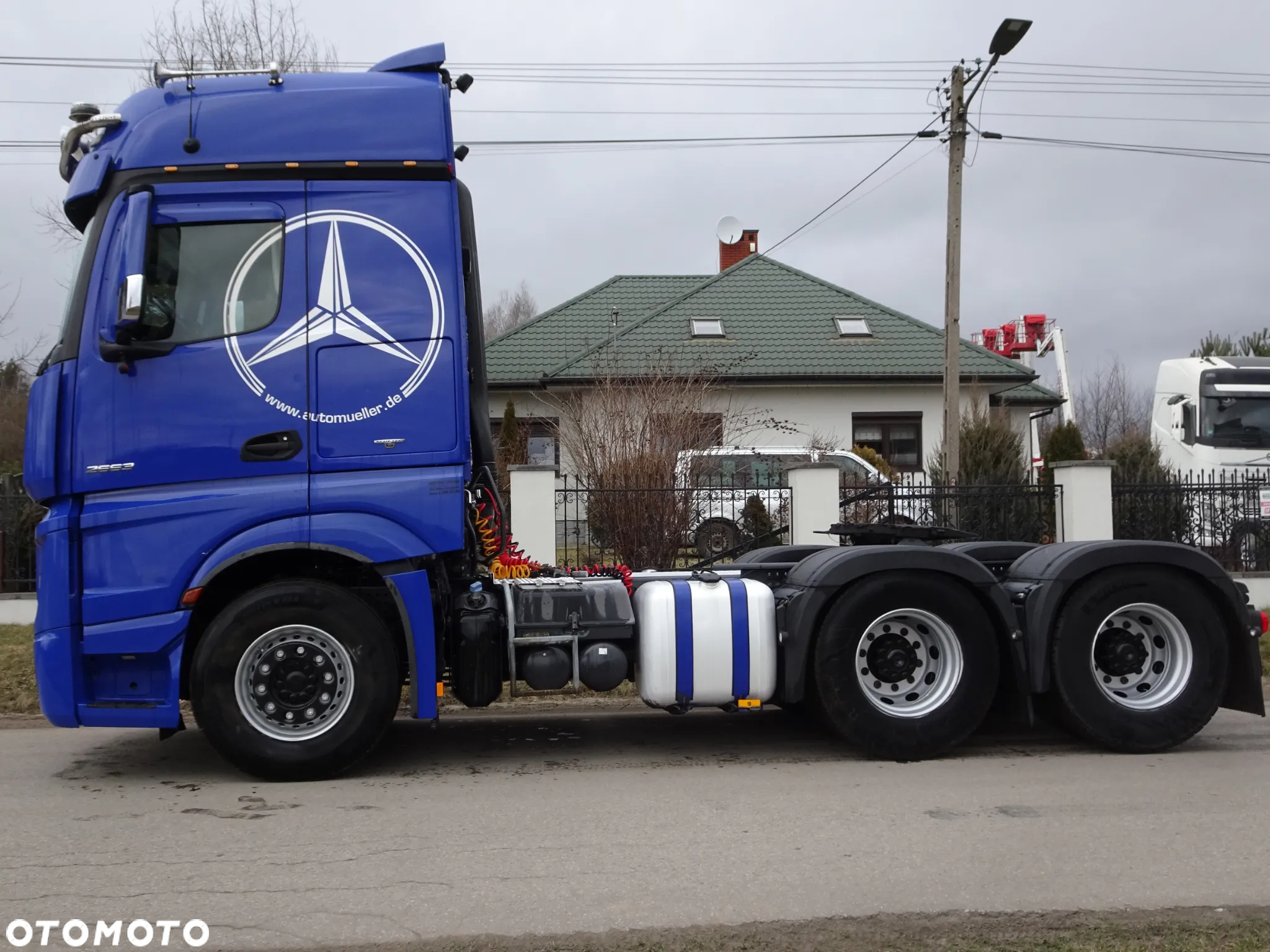 Mercedes-Benz Actros 2663 6x4 Ciągnik Siodłowy Trzy Osiowy 630KM Niskopodwozie DOLL 4 osie skrętne 2xrozciagana poszerzenia 58000kg - 3