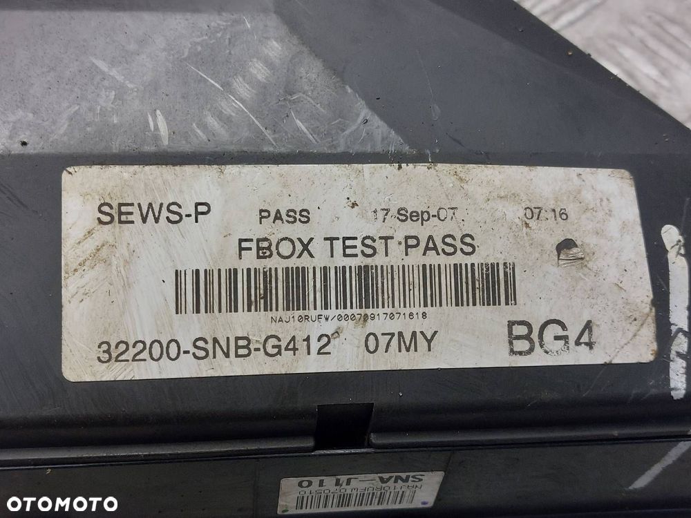 ZESTAW STARTOWY STACYJKA HONDA CIVIC VIII SEDAN 1.8 16V 37820-RNA-E11 - 12