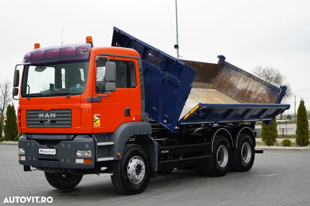MAN TGA 33.350 / 6x4 / BASCUNĂ / BASCUNĂ HIDRODOXICĂ / MEILLER KIPPER / BORDMATIC / MANUALĂ / IMPORTATĂ - 8