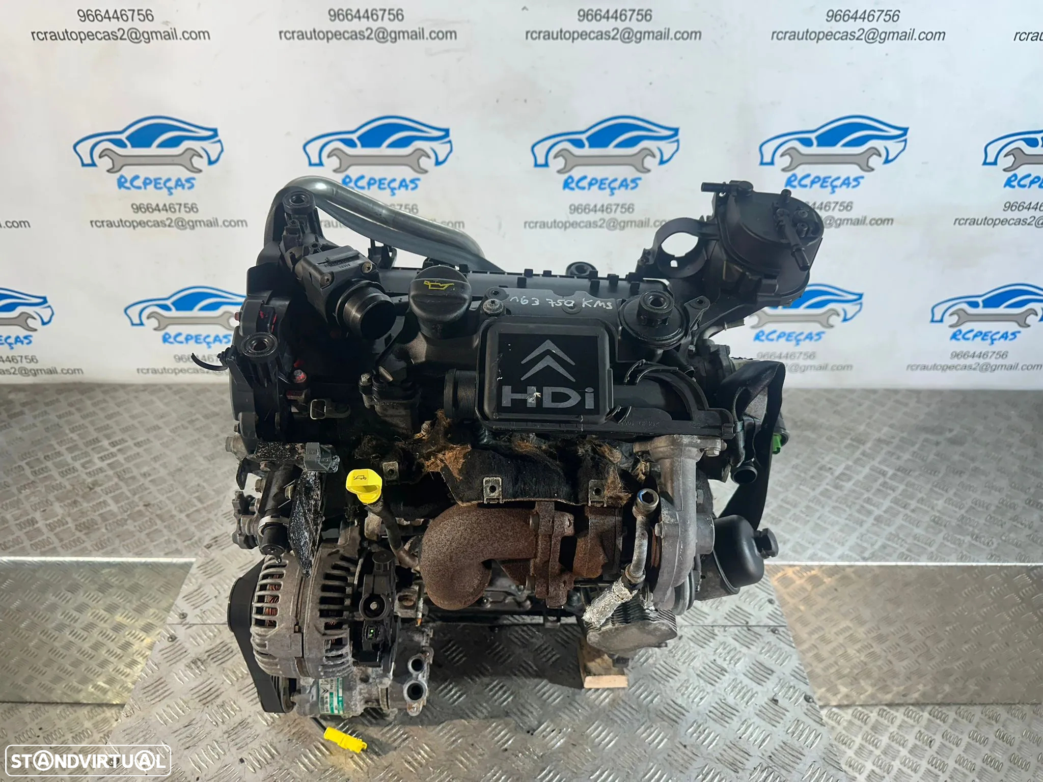 .Motor Completo PSA Peugeot Citroen Ford 8HX 8HZ 1.4 HDi 68cv Siemens - 4