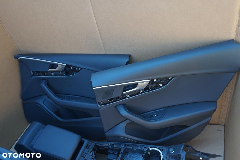 FOTELE KANAPA BOCZKI TUNEL AUDI A4 B9 8W SEDAN SKÓRA GRZANE NOWE - 13