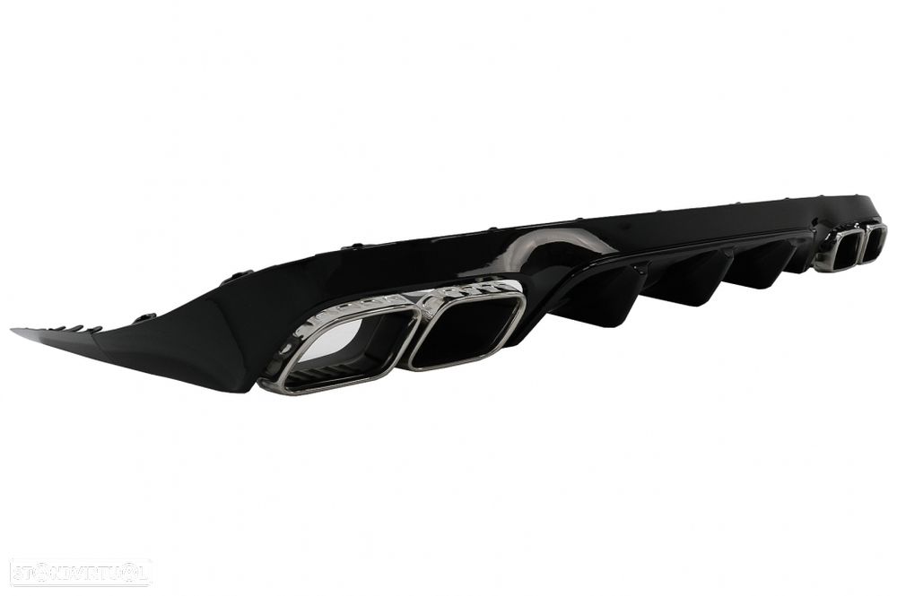 Difusor com Ponteiras Mercedes E C238 A238 (2016 a 2019) Look E63 - 4