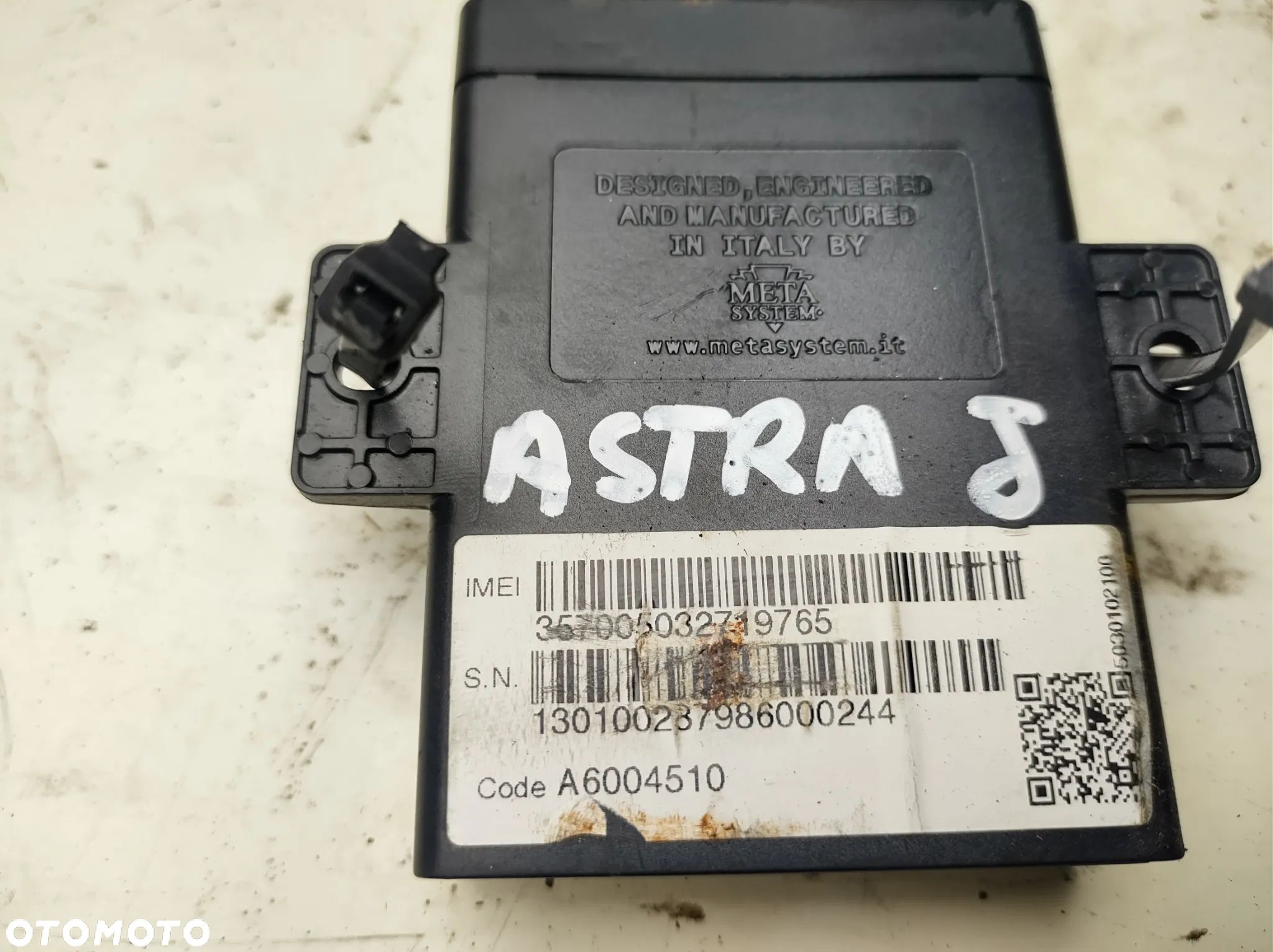 OPEL ASTRA J moduł lokalizator GPS A6004510 - 1