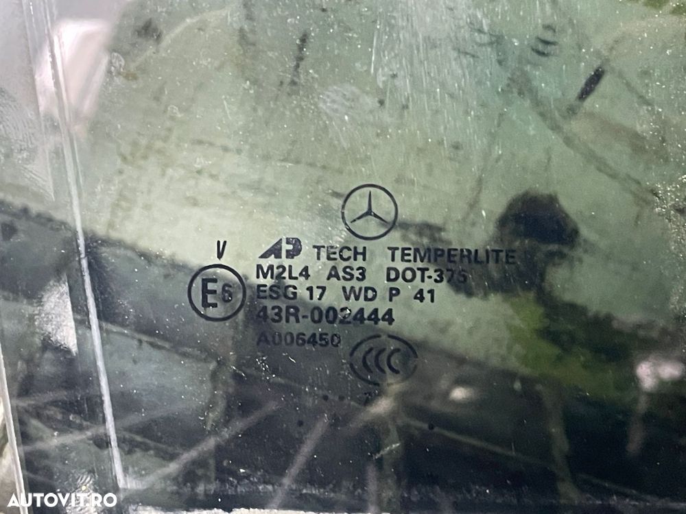 Geam dreapta spate Mercedes-Benz ML W164 [2005 - 2008] 3.0 cdi om642 - 2