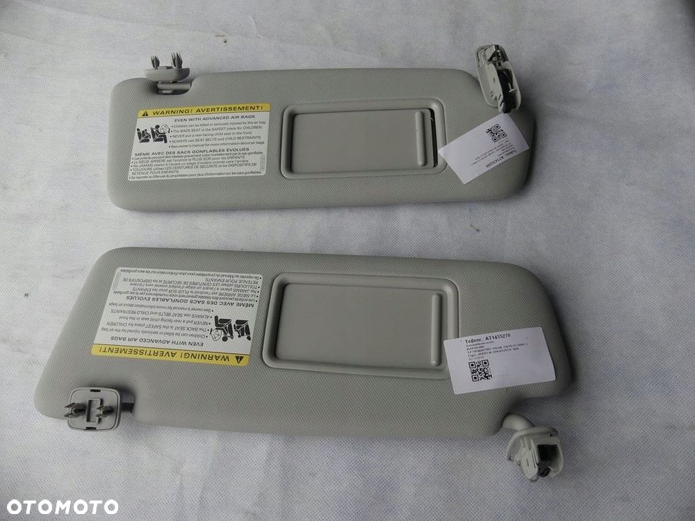 dw audi q5 8r lift osłony przeciwsłoneczne 8u0857551f 8u0857552f - 2