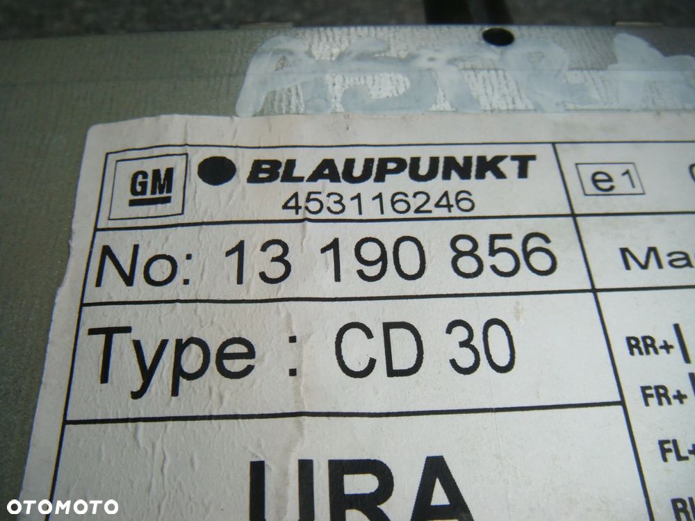 astra h radio cd fabryczne 13190856 - 2