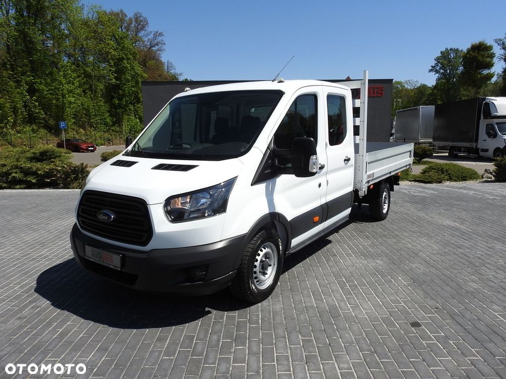 Ford TRANSIT SKRZYNIA PODWÓJNA KABINA DOKA 7 MIEJSC KLIMATYZACJA  130KM - 19